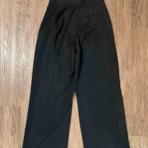 Zara High-Waisted Wide Leg Full Length Pants - Picture 3 of 4